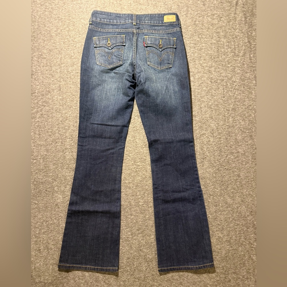 Levis 526 Slender Bootcut Y2K Jeans womens 6 blue stretch Flap Pockets western